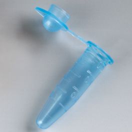 Globe Scientific 110572B PCR tube, 0.6mL, PP, blue 1000/BG