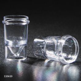 Globe Scientific 110610 Sample cup, 1.5mL, PS 1000/BG