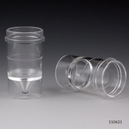 Globe Scientific 110621 Sample cup, 2.0mL, PS 1000/BG
