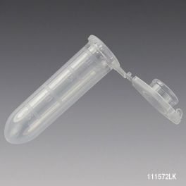 Globe Scientific 111572LK Microcentrifuge tube, 2.0mL, PP 500/BG
