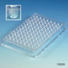 Globe Scientific 120030 Microtest plate, 96 well, PS CS/50
