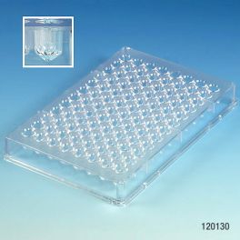 Globe Scientific 120130 Microtest plate, 96 well, PS CS/50