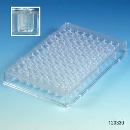 Globe Scientific 120330 Microtest plate, 96 well, PS CS/50
