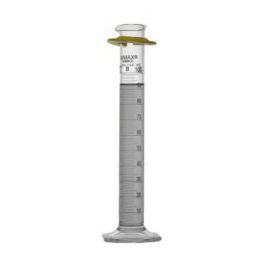 Kimble 20025-100 100mL Class-B Cylinder with Single Blue Metric Scale and SAFE-GARD Bumper 1/EA