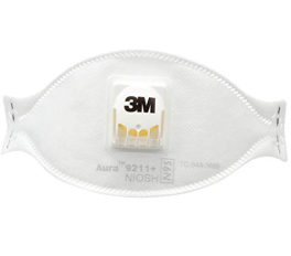3M 9211+ Aura Particulate Respirator N95 120/CS
