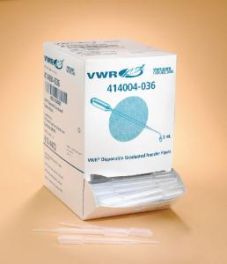 VWR 414004-036 Disposable Transfer Pipets, 3mL, 1000/CS