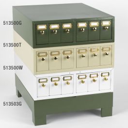 Globe Scientific 513500G Slide storage cabinet, green EA