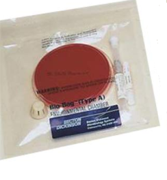 BD 261212 Bio-Bag Environmental Chambers; Type Cfi System (Campylobacter jejuni subsp. jejuni) Sized to hold 1 or 2 Petri dishes; Includes: 25 microaerophilic generators 25/PK