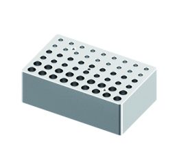 Scilogex 18900224 Block, used for 0.2mL, 0.5mL and 1.5/2mL tubes, 18 holes each size