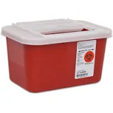 Covidien 31143699 Sharps container, 1GL, Red, Sharps-A-Gator, Slide Lid, 32/CS