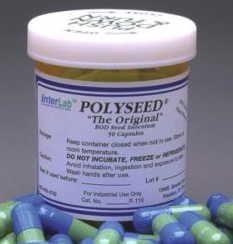 InterLab P-110 PolySeed BOD Seed Inoculum Capsule, Fisher 13-297-200 50/BX