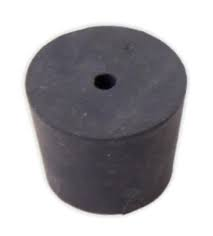 Fisherbrand 14-135L 1Hole Rubber Stoppers #7 15/pack
