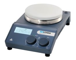 Scilogex 861442329999 SCILOGEX MS-H-Pro Plus Circular LCD Digital Magnetic Hotplate Stirrer, ceramic plate, 220-240V, 50/60Hz, UK Plug