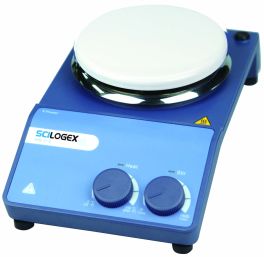 Scilogex 811121029999 SCILOGEX MS-H-S Analog Circular Magnetic Hotplate Stirrer, ceramic plate, 110V, 50/60Hz, US Plug