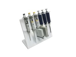 MTC Bio P4406 SureStand MultiChannel Capable Pipette Rack, for 6 pipettes up to four MultiChannels, acrylic