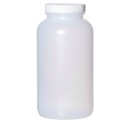 Paramount Can 01644 Bottle, 1-gal, HDPE, Wde Mouth, 110mm opening, 4/CS