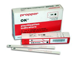 Propper 264103, Sterilization Monitor Strips, 8", OK Steam, 250/PK
