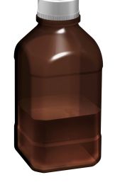 Scilogex 17400037 1Ltr Amber Autoclavable Bottle, 45mm thread