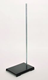 United Scientific SSB4X6-H HEAVY SUPPORT STAND W/ROD, STAMPED STEEL, 4" X 6"  BASE WITH 18" ROD 1/EA