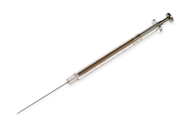 Hamilton 80800 500 µL Microliter Syringe Model 750 N, Cemented Needle, 22 gauge, 2 in, point style 2  1/EA