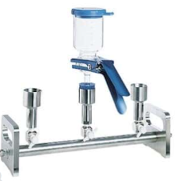 Advantec 353300 Vacuum Filtration Manifold; Stainless Steel, 6-Branch with 2-Way Valves 1/EA