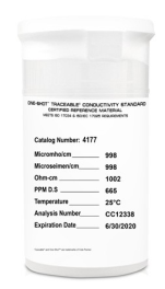 Traceable 4177 Conductivity Standards 1000 µS 6/PK
