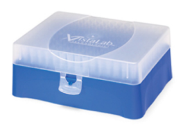 VistaLab 4060-2332 250 µL Pipette Tips, Clear, Sterile, Racked, 960/CS