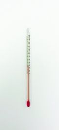 United Scientific THPCF6 THERMOMETER, RED LIQUID, 6",  TOTAL IMMERSION, DUAL SCALE, -20 TO 110 C / 0 TO 230 F 1/EA