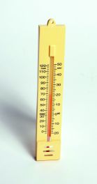United Scientific THWP01 WALL THERMOMETER ON PLASTIC BASE 1/EA