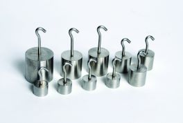 United Scientific WHSET10 BASIC HOOKED WEIGHT SET OF 10, STAINLESS STEEL 1/EA