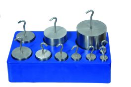 United Scientific WSST09 HOOKED WEIGHT SET OF 9, STAINLESS STEEL 1/EA