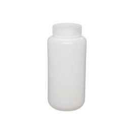 Nalgene 2105-0032 1L Wide-Mouth Lab Quality PPCO Bottle With Closure, 24/CS