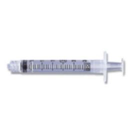 Becton Dickinson 309657 Disposable Syringes with 3mL Luer-Lok Tips 200/CS