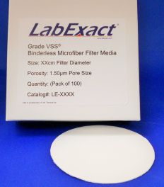 LabExact  LEVSS2100  VSS® Volatile Suspended Solids filter 1.5um Binderless glass microfiber filter 2.1cm 100/PK